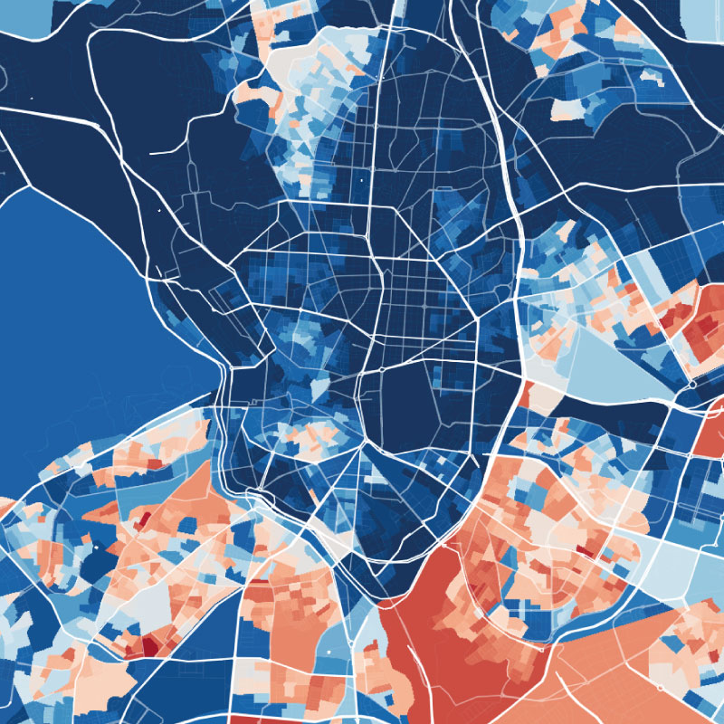 El nuevo mapa de la renta, calle a calle: ¿vives en un barrio rico o pobre? – elDiario.es